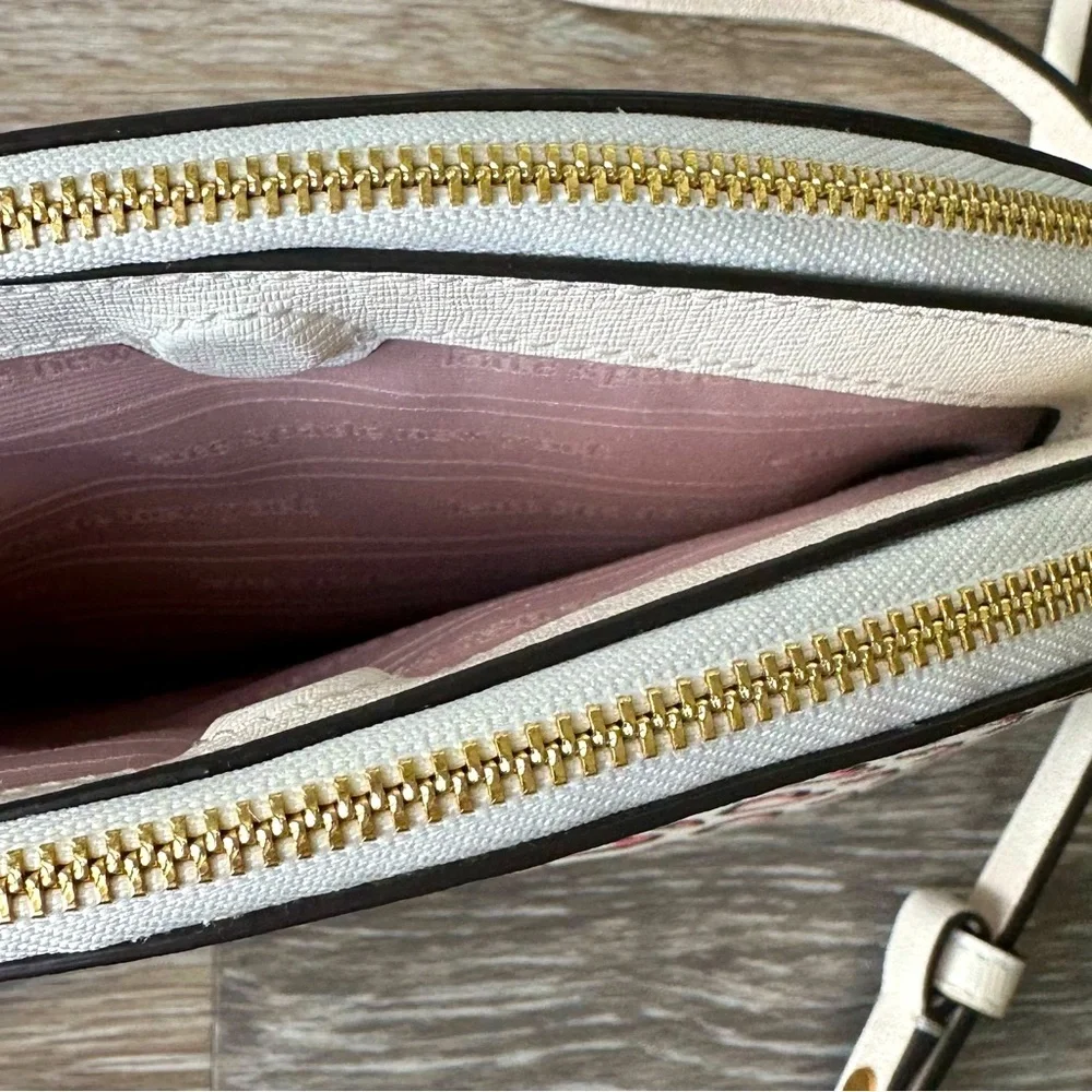 NWT Kate Spade Hearts Double Zip Dome Crossbody - Picture 10 of 10